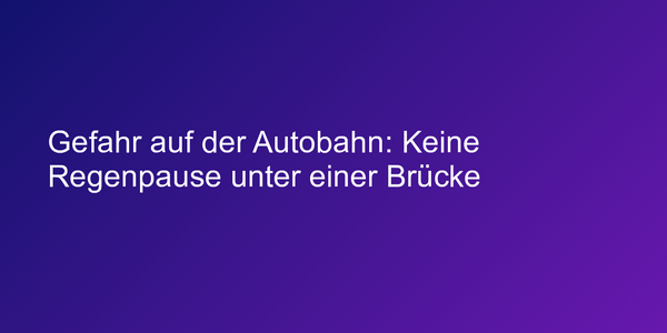 Haltende Biker auf der Autobahn
