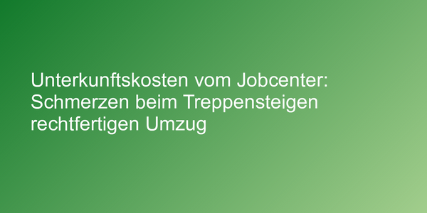 Urteil zu Hartz 4-Unterkunftskosten
