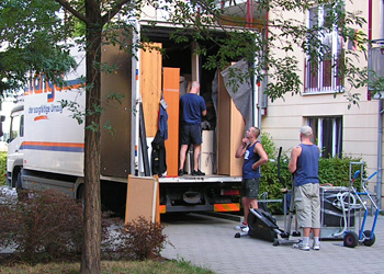 Umzug in eine neue Wohnung